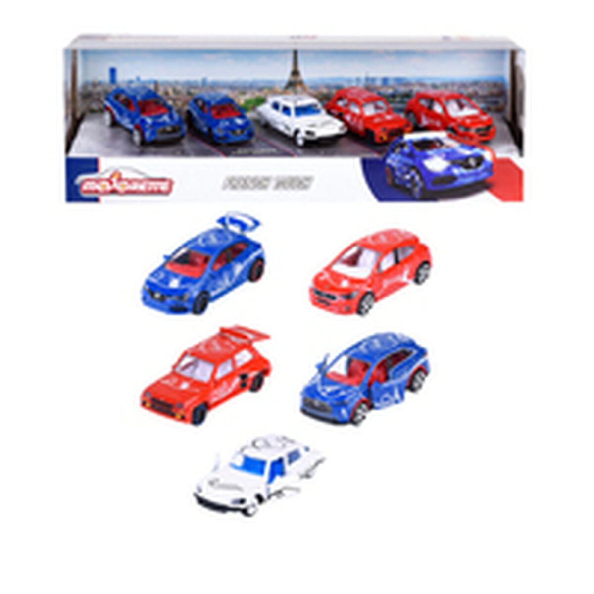 Set 5 Mașinuțe de Colecție (Metal) Majorette French Touch, Tematică Franța, Ediție Limitată - Jucarii si jocuri, Imitații de jocuri