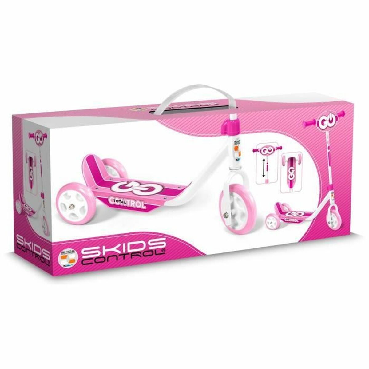 Trotinetă Stamp SKIDS CONTROL Roz - Sport și în aer liber, Mobilitate urbană