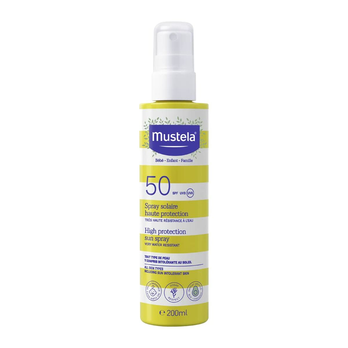 Protector Solar pentru Copii Spray Mustela Spf 50 200 ml - Bebelus, Igienă și îngrijire