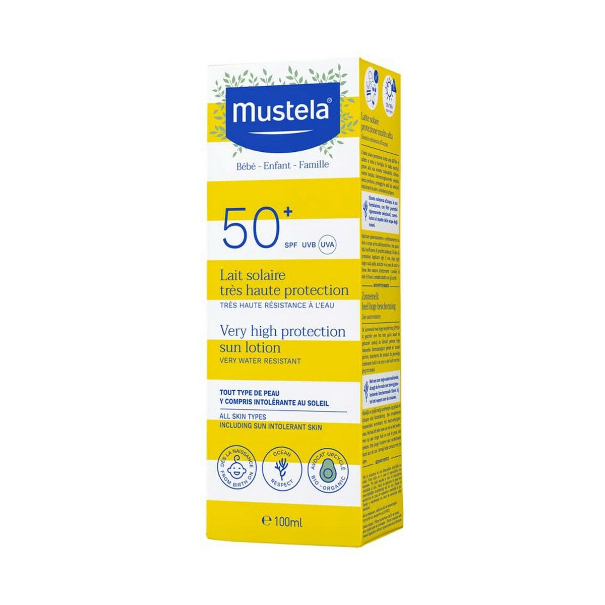 Lapte Solar pentru Copii Mustela Niño Sol Spf 100 ml - Bebelus, Igienă și îngrijire