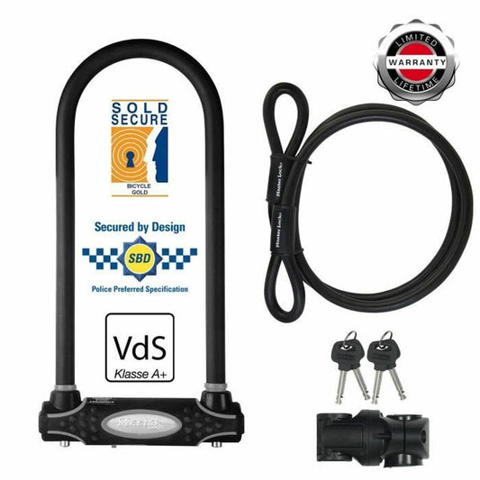 Lacăt cu cheie Master Lock Negru - Sport și în aer liber, Ciclism