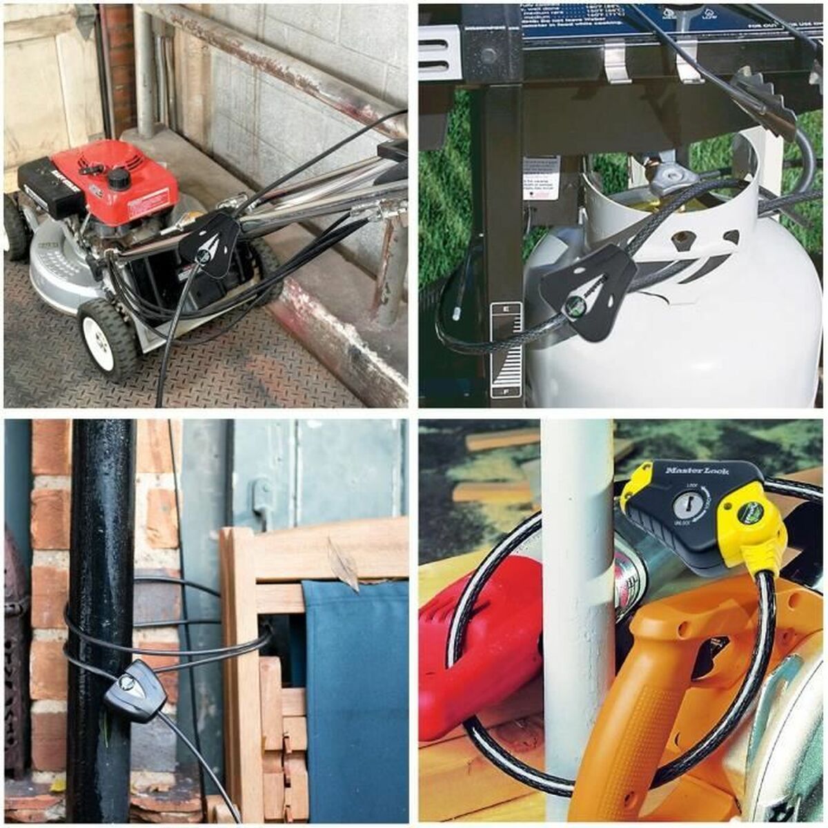 Lacăt cu cheie Master Lock Negru - Sport și în aer liber, Ciclism