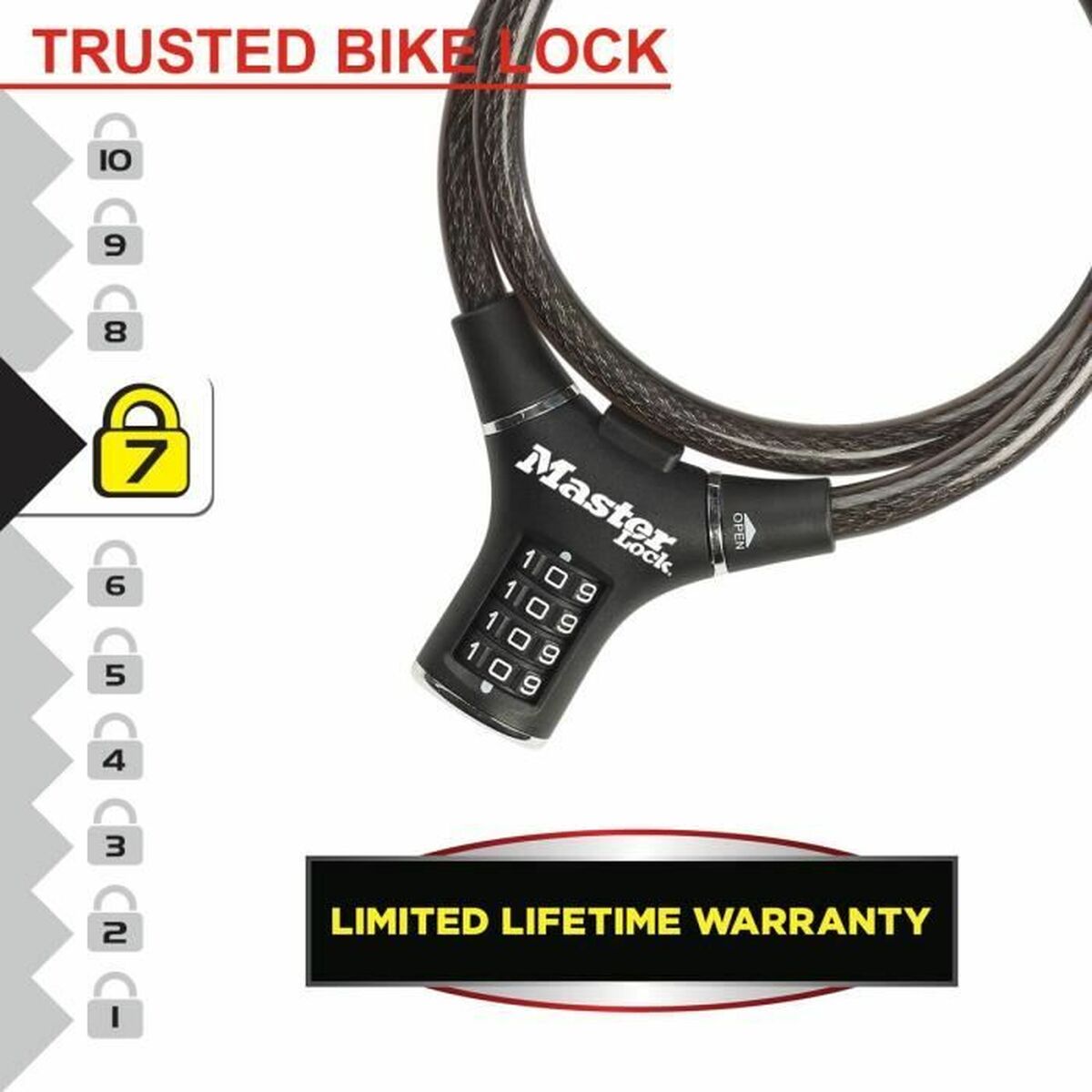 Lanț cu lacăt Master Lock - Sport și în aer liber, Ciclism