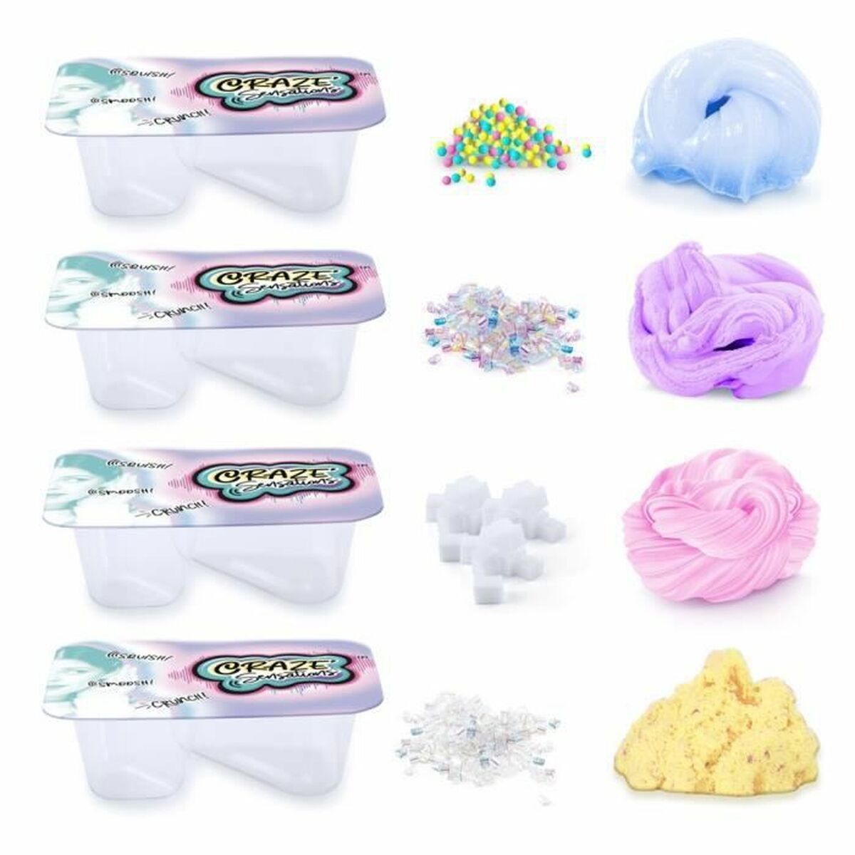 Slime Canal Toys Craze Foam (4 Unități) - Jucarii si jocuri, Activități creative