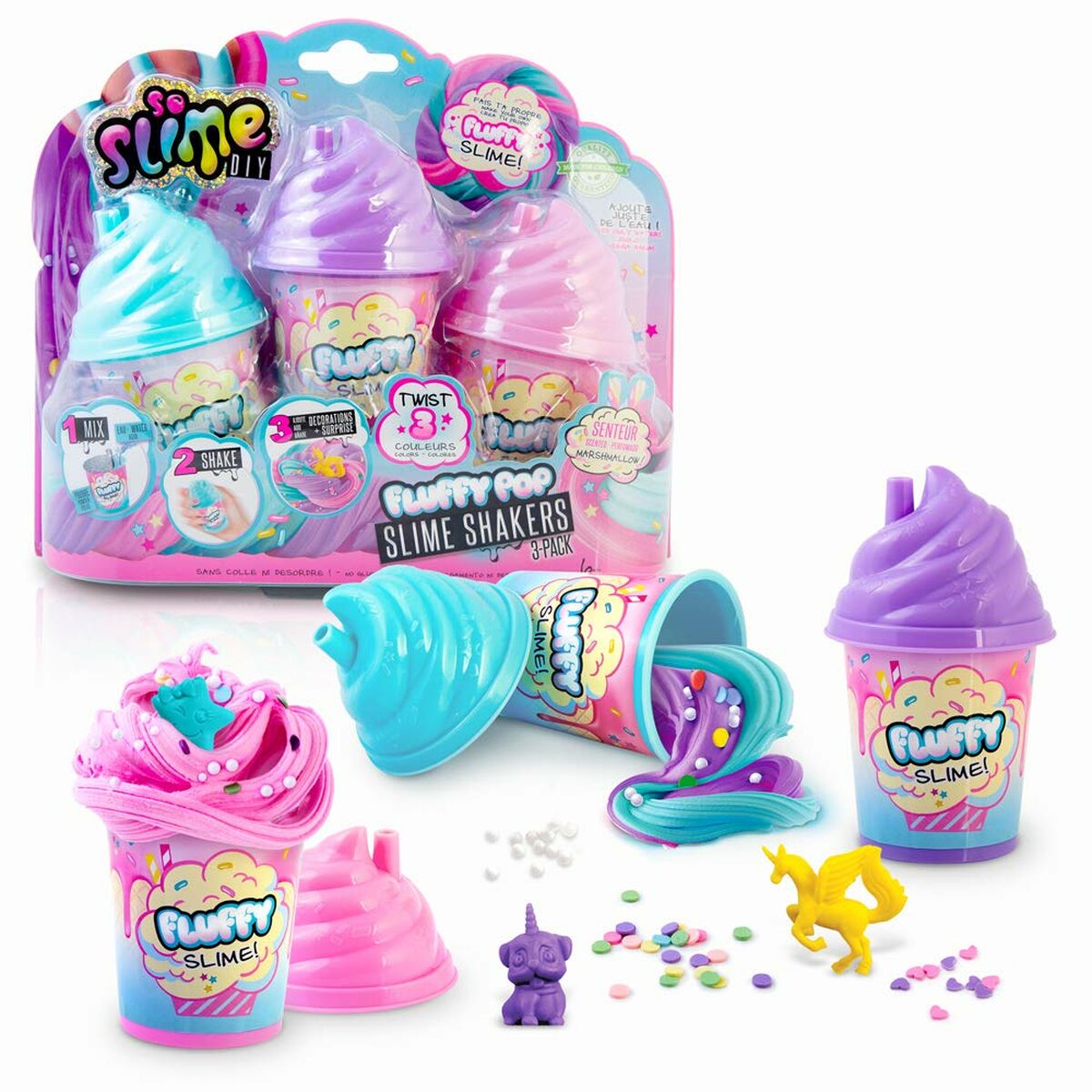Joc de Plastilină Canal Toys Fluffy Slime Kit - Jucarii si jocuri, Activități creative