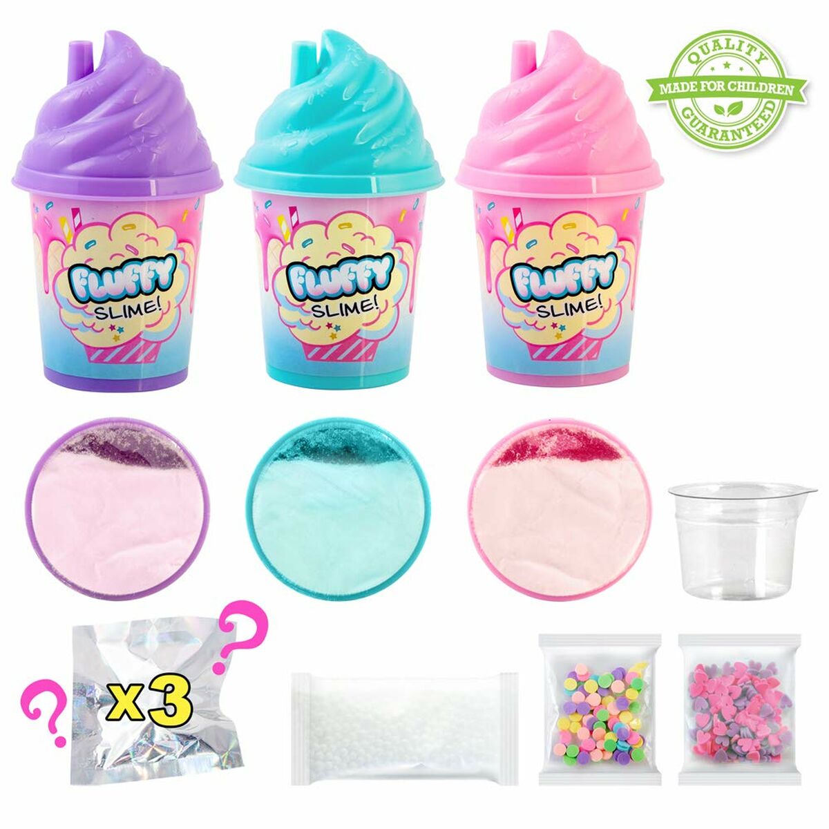 Joc de Plastilină Canal Toys Fluffy Slime Kit - Jucarii si jocuri, Activități creative