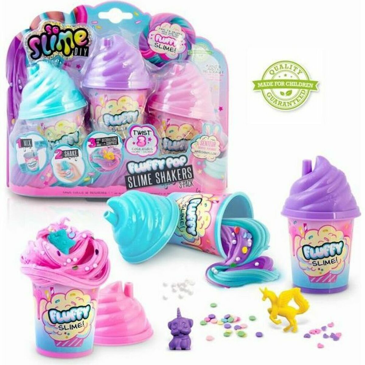 Joc de Plastilină Canal Toys Fluffy Slime Kit - Jucarii si jocuri, Activități creative