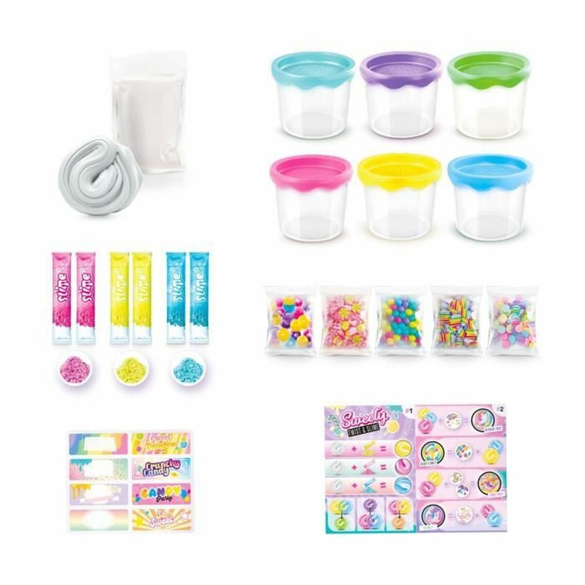 Joc de Plastilină Canal Toys Twist & Slime Sweety Kit - Jucarii si jocuri, Activități creative