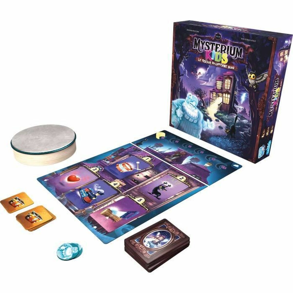 Joc de Masă Asmodee Mysterium Kids: Le Trésor du Capitaine Bouh (FR) - Jucarii si jocuri, Jocuri și accesorii
