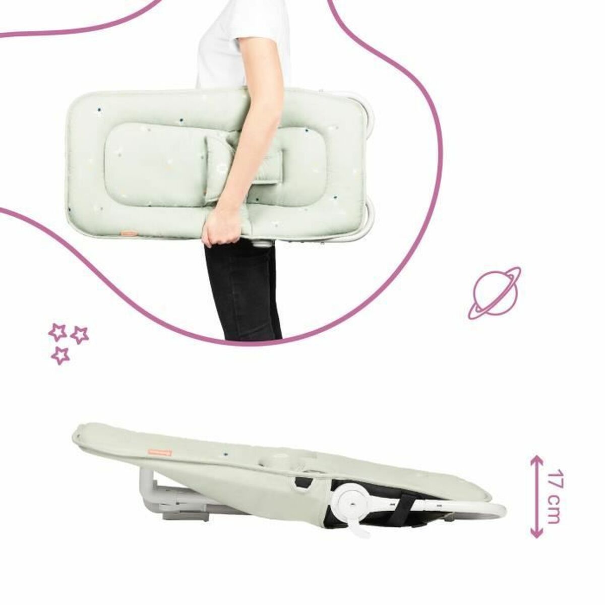 Hamac pentru Bebeluș Badabulle B012014 Verde - Bebelus, Dormitor