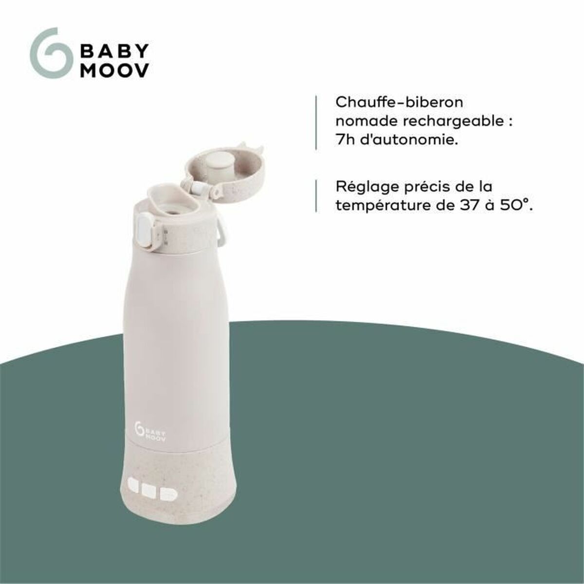 Încălzitor pentru biberon Babymoov Moov & Feed Bej - Bebelus, Alăptarea și hrănirea