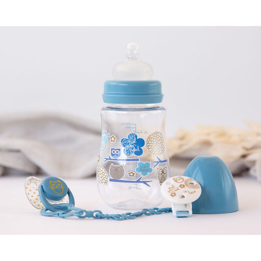 Biberon copil 250 ml Albastru - Bebelus, Alăptarea și hrănirea