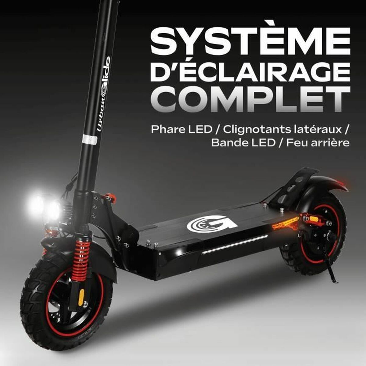 Trotinetă Electrică Urbanglide ECROSS PRO LITE 2 Negru 25 km/h - Sport și în aer liber, Mobilitate urbană