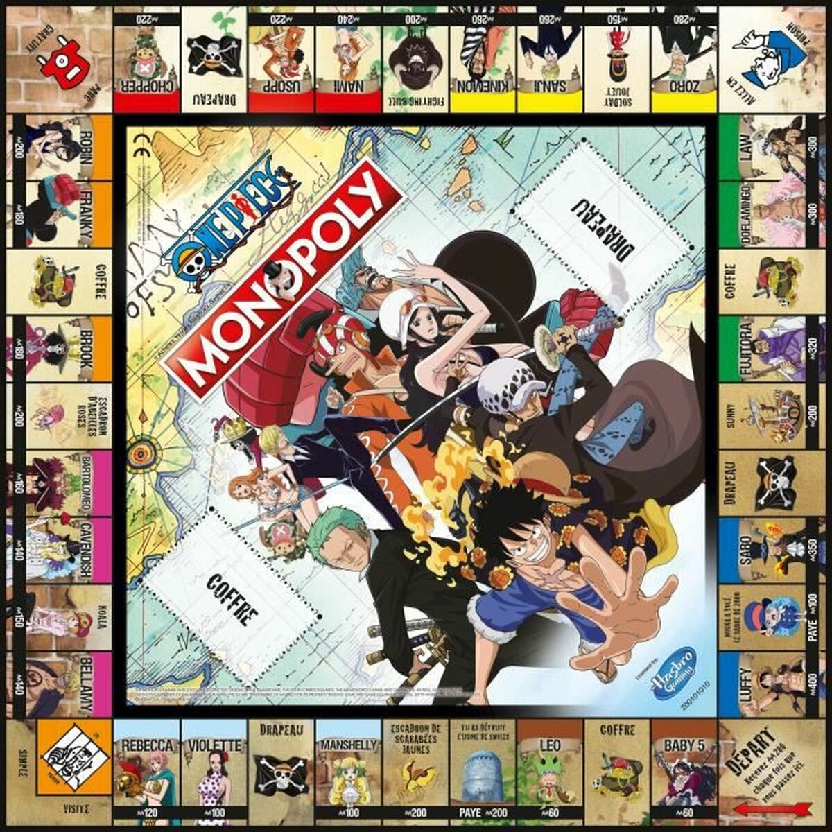Joc de Masă Winning Moves Monopoly One Piece (FR) (Franceză) - Jucarii si jocuri, Jocuri și accesorii