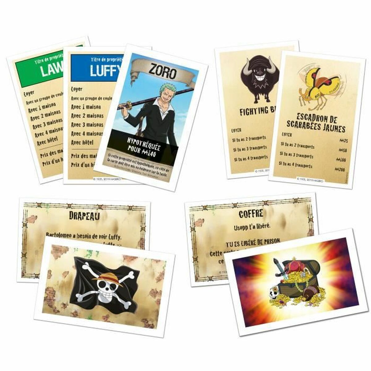 Joc de Masă Winning Moves Monopoly One Piece (FR) (Franceză) - Jucarii si jocuri, Jocuri și accesorii