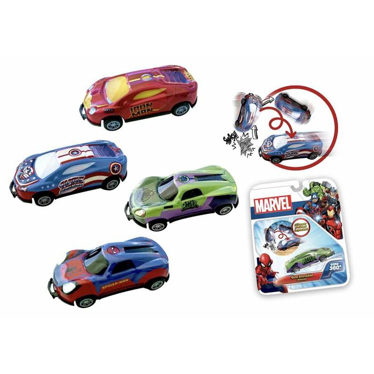 Mașină de jucărie Bandai Flip Cars Marvel - Jucarii si jocuri, Vehicule