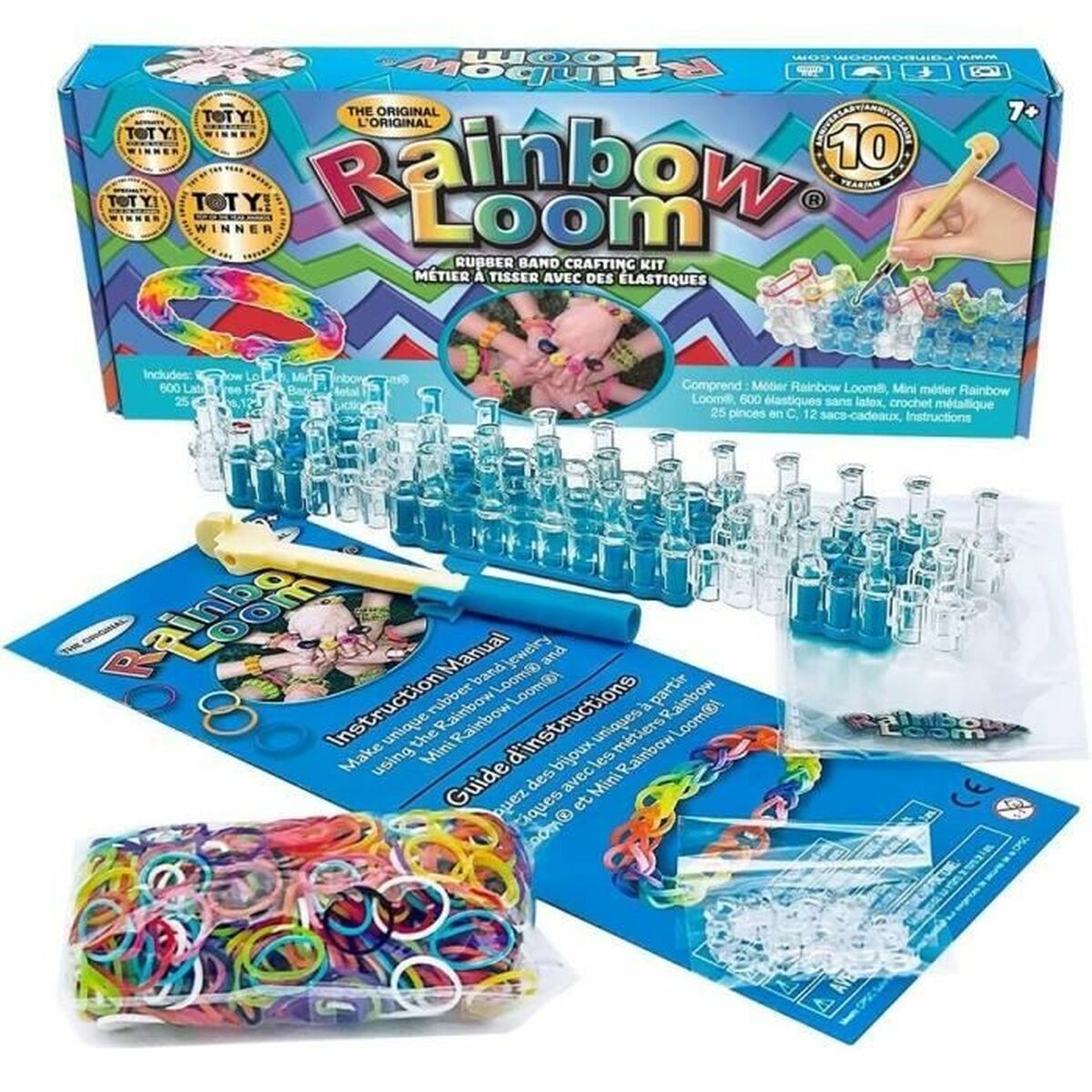 Kit de Creare Brățări Bandai Rainbow Moon Plastic - Jucarii si jocuri, Activități creative