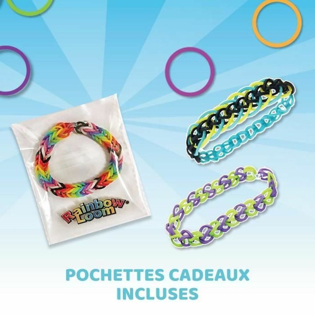 Kit de Creare Brățări Bandai Rainbow Moon Plastic - Jucarii si jocuri, Activități creative