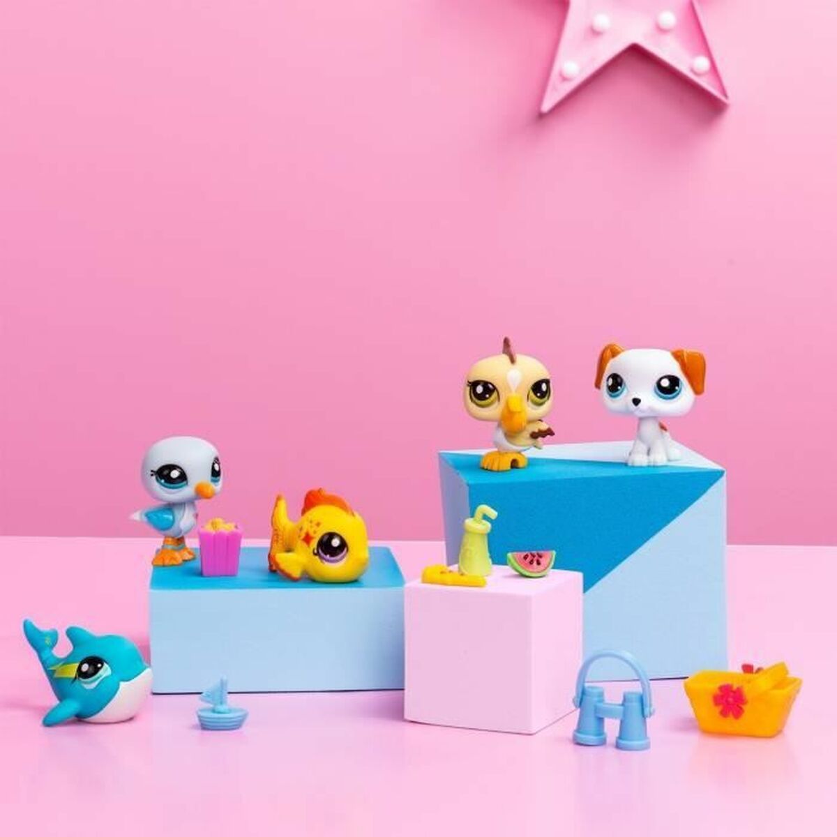 Figurine de animale Bandai Littlest Pet Shop Plastic - Jucarii si jocuri, Păpuși și figurine
