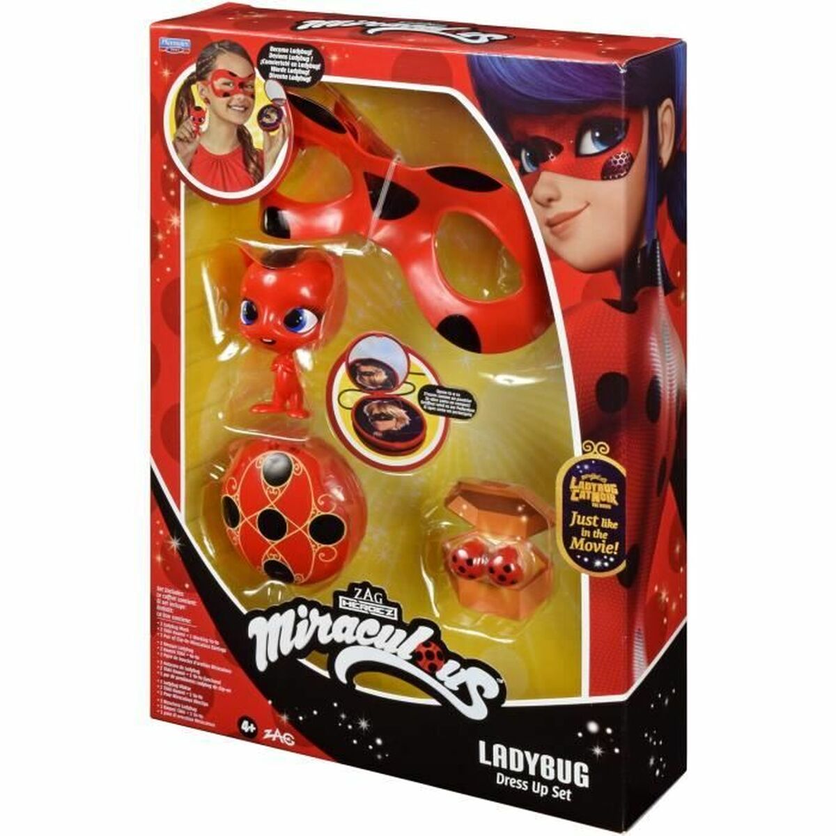 Costum Deghizare pentru Copii Bandai Miraculous Ladybug Roșu rouge LadyBug - Jucarii si jocuri, Costume și accesorii