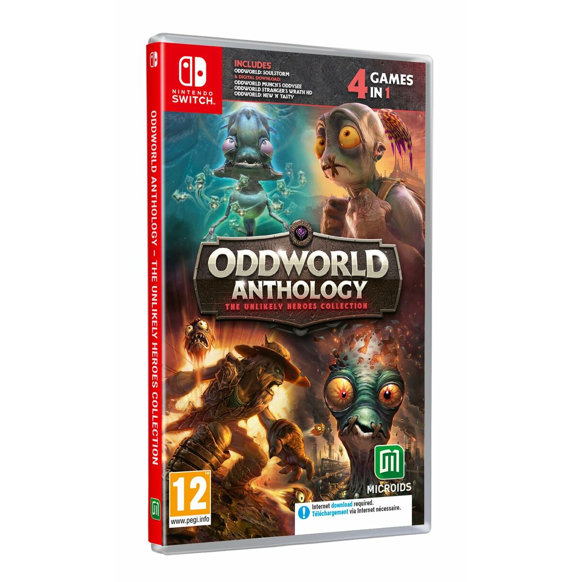 Joc video pentru Switch Microids Oddworld Anthology: The Unlikely Heroes Collection - Electronică, Joc video