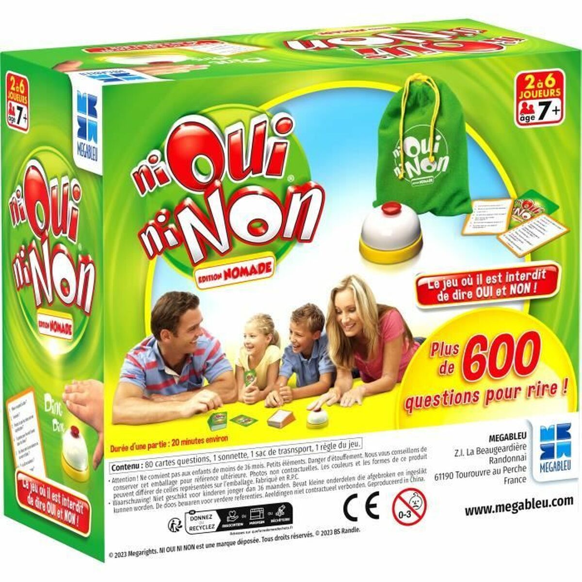 Joc de Masă Megableu Ni Oui Ni Non (FR) - Jucarii si jocuri, Jocuri și accesorii
