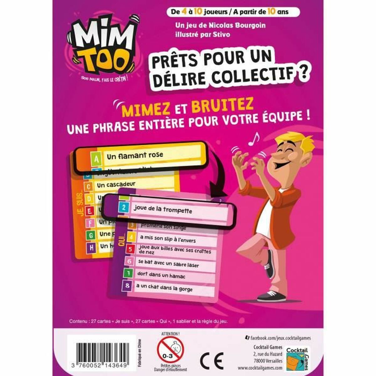 Joc deîntrebări și răspunsuri Asmodee MimToo (FR) (Franceză) - Jucarii si jocuri, Jocuri și accesorii