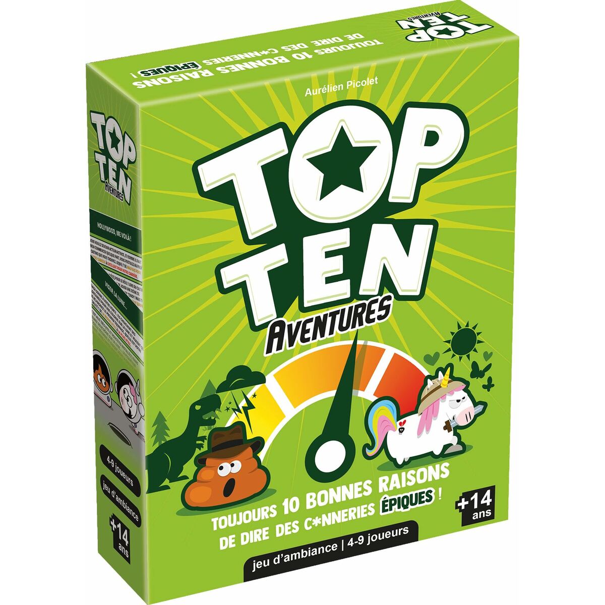 Joc de Masă Asmodee Top Ten Adventures - Jucarii si jocuri, Jocuri și accesorii