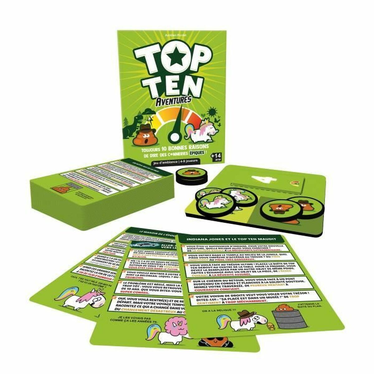 Joc de Masă Asmodee Top Ten Adventures - Jucarii si jocuri, Jocuri și accesorii