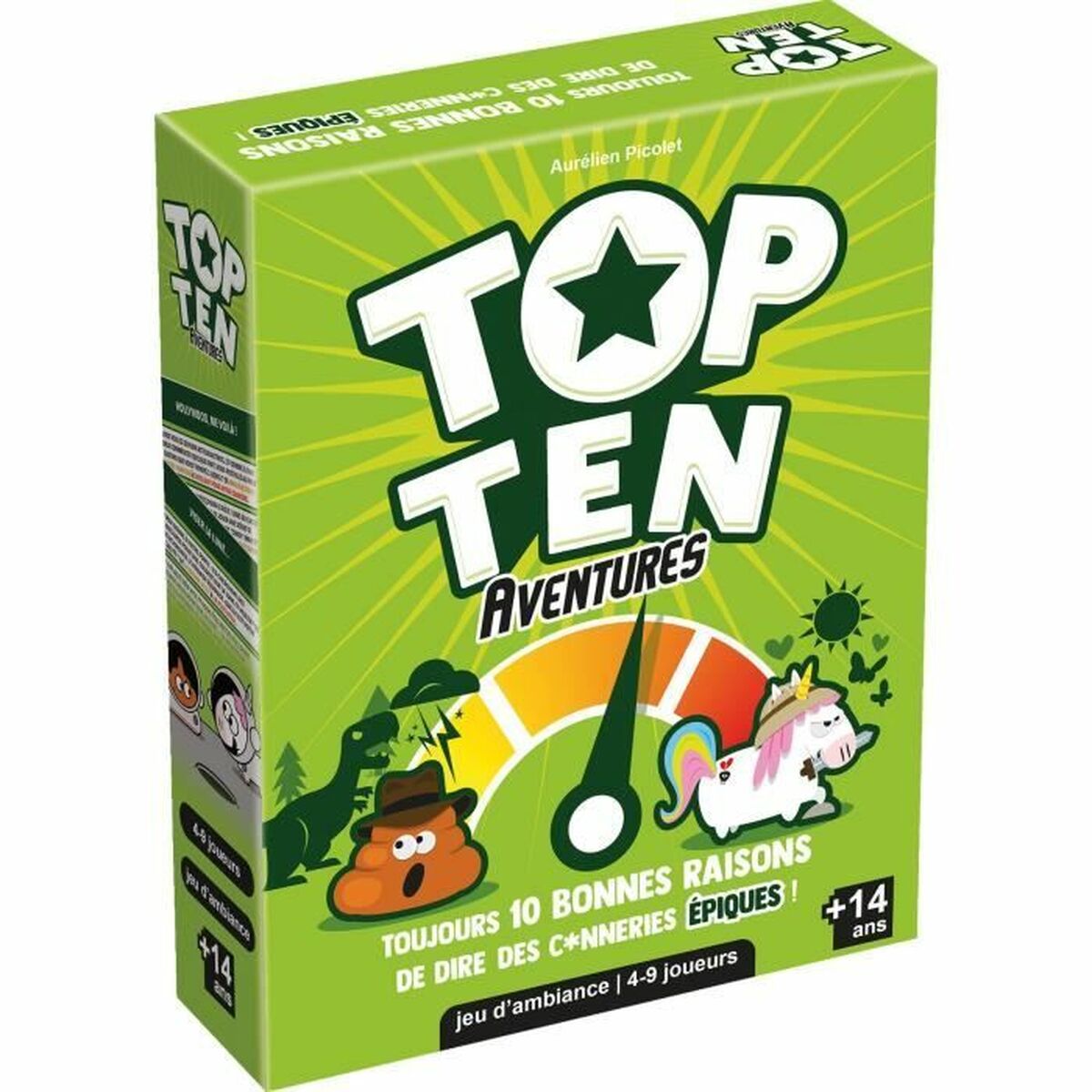 Joc de Masă Asmodee Top Ten Adventures - Jucarii si jocuri, Jocuri și accesorii