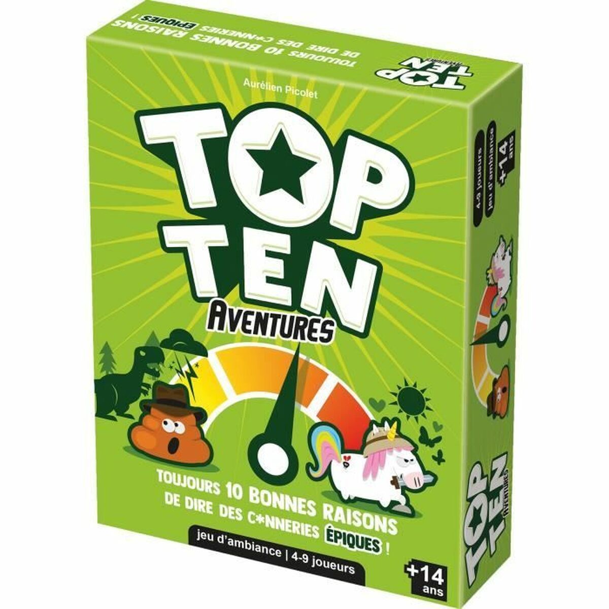 Joc de Masă Asmodee Top Ten Adventures - Jucarii si jocuri, Jocuri și accesorii
