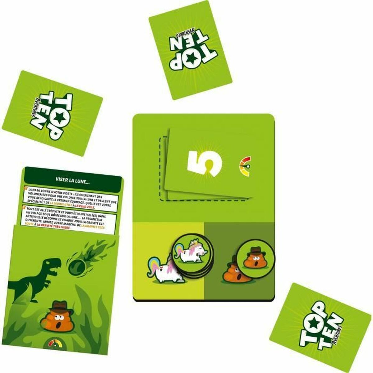 Joc de Masă Asmodee Top Ten Adventures - Jucarii si jocuri, Jocuri și accesorii