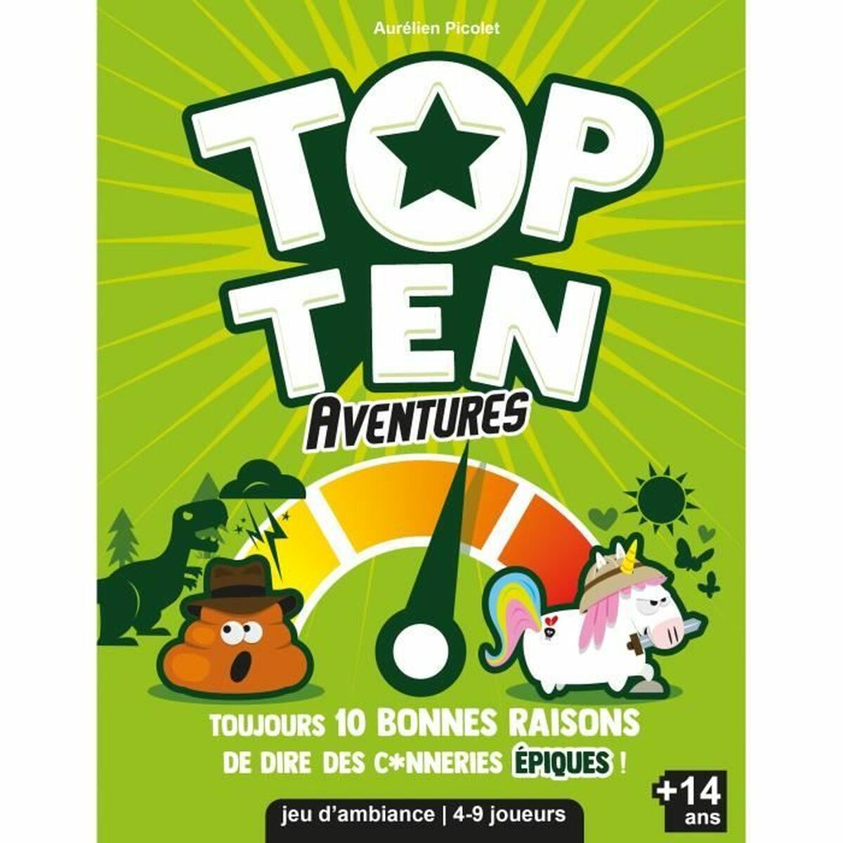 Joc de Masă Asmodee Top Ten Adventures - Jucarii si jocuri, Jocuri și accesorii