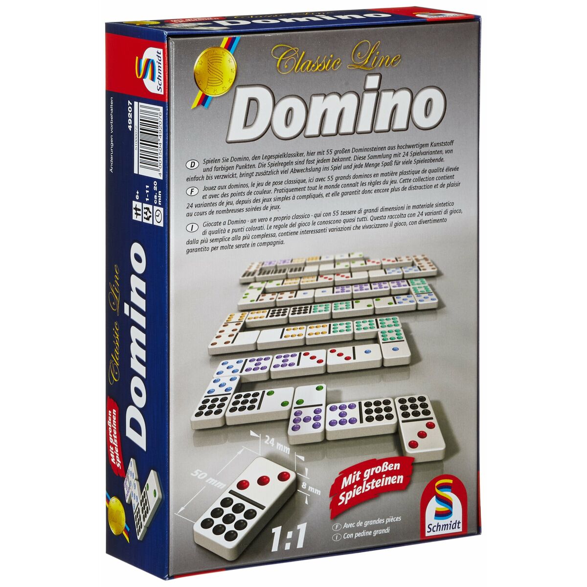 Domino Schmidt Spiele Classic Line Multicolor - Jucarii si jocuri, Jocuri și accesorii