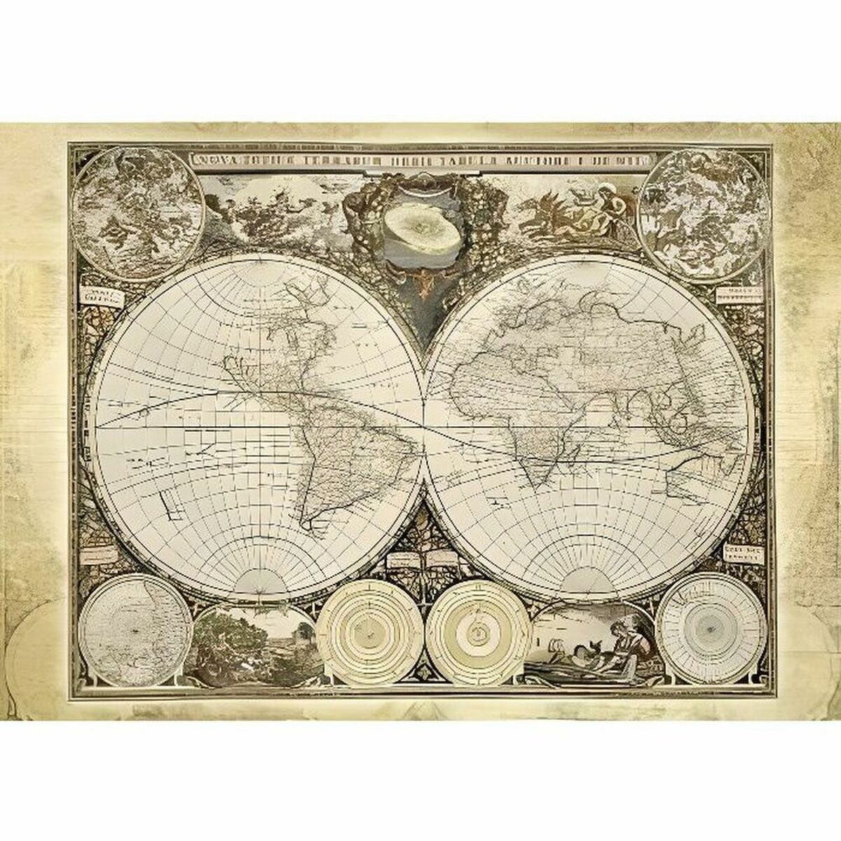 Puzzle Schmidt Spiele Historical World Map Adult 2000 Piese - Jucarii si jocuri, Puzzle-uri și puzzle-uri