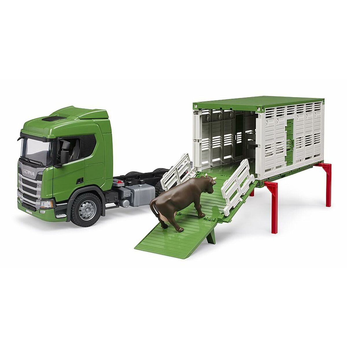 Camion Bruder Scania Super 560R Verde 53 x 18 x 26 cm - Jucarii si jocuri, Vehicule