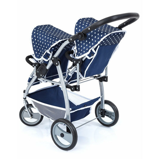 Cărucior pentru Păpuși Reig Tandem Albastru 73 x 63 x 46 cm - Jucarii si jocuri, Păpuși și accesorii
