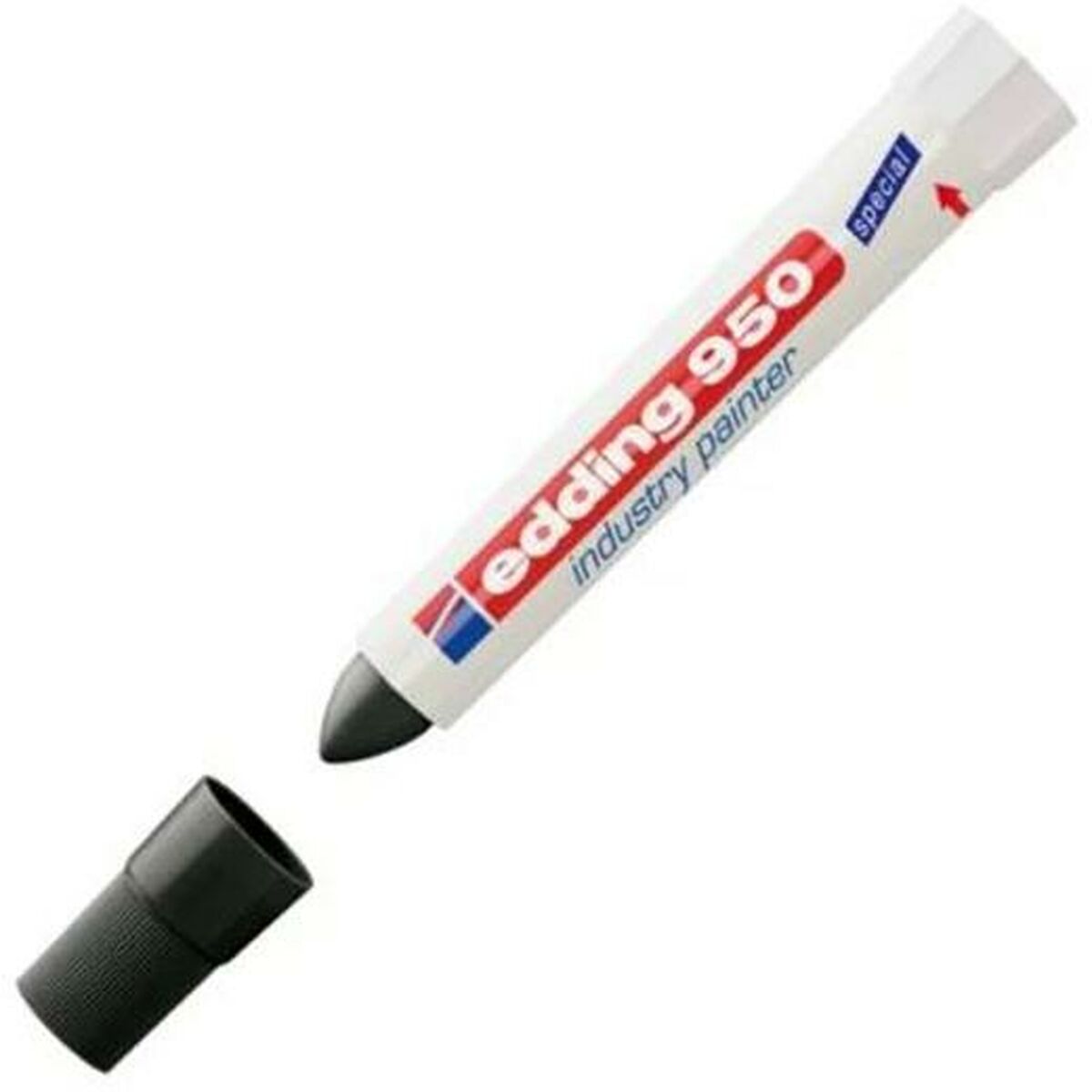 Marker permanent Edding 950 Negru 10 Piese (10 Unități) - Birou și papetărie, Pixuri, creioane și articole de scris