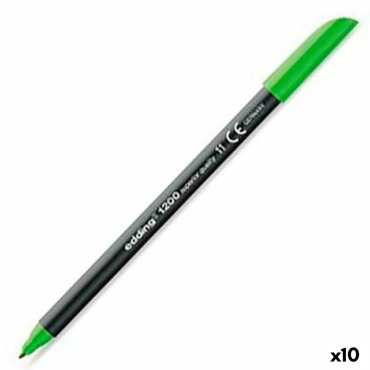 Carioci Edding 1200 Verde deschis (10 Unități) - Birou și papetărie, Pixuri, creioane și articole de scris