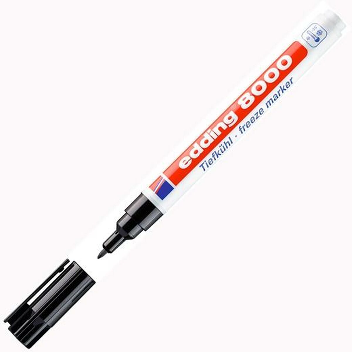 Marker permanent Edding 8000 Negru (10 Unități) - Birou și papetărie, Pixuri, creioane și articole de scris