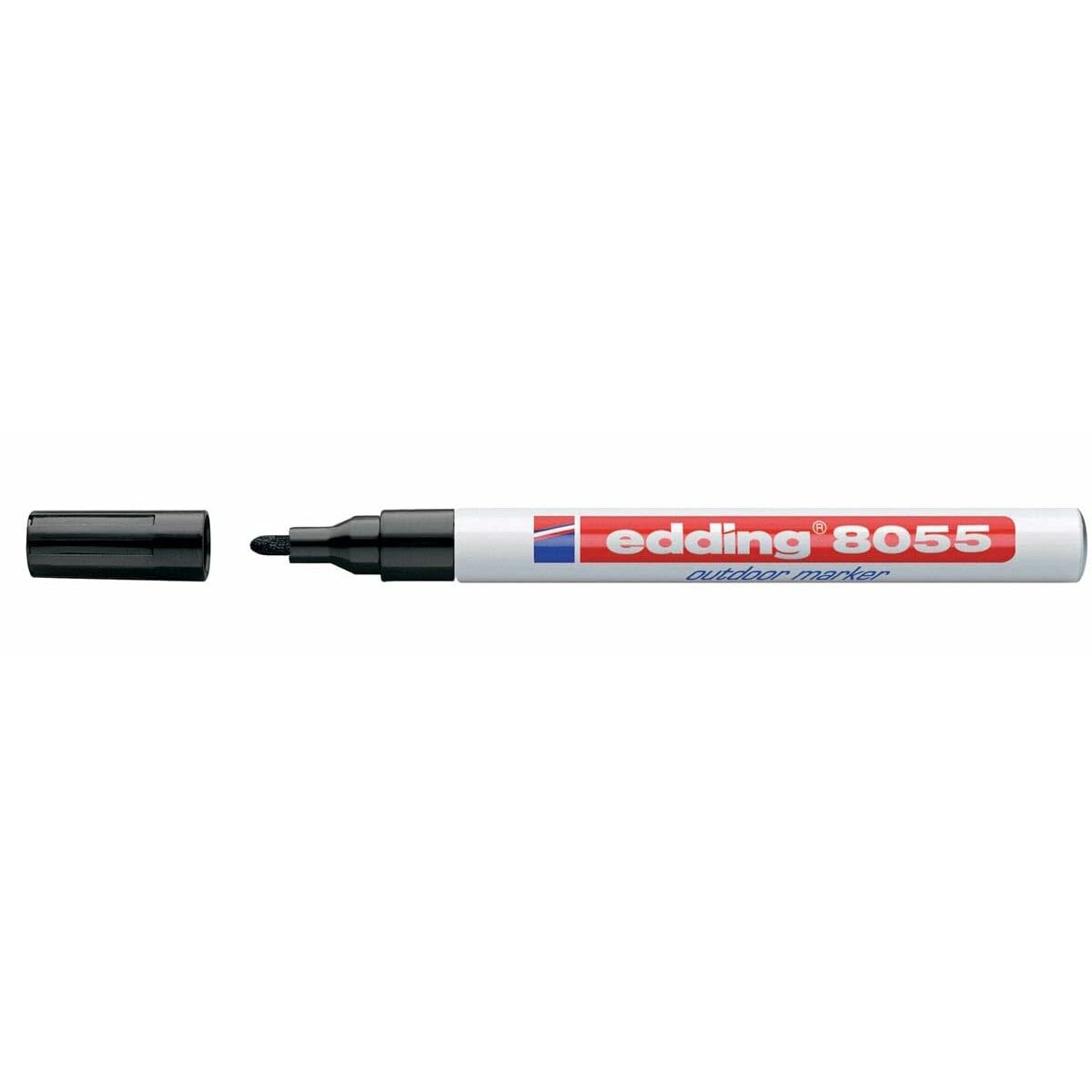 Marker permanent Edding EDDING 8055 Negru 1-2 mm (5 Unități) - Birou și papetărie, Pixuri, creioane și articole de scris