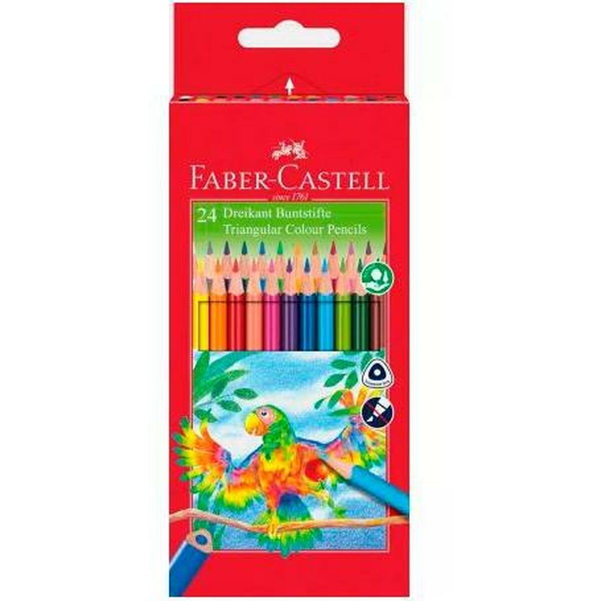 Creioane culori Faber-Castell Multicolor 6 Piese - Birou și papetărie, Arte și Meserii