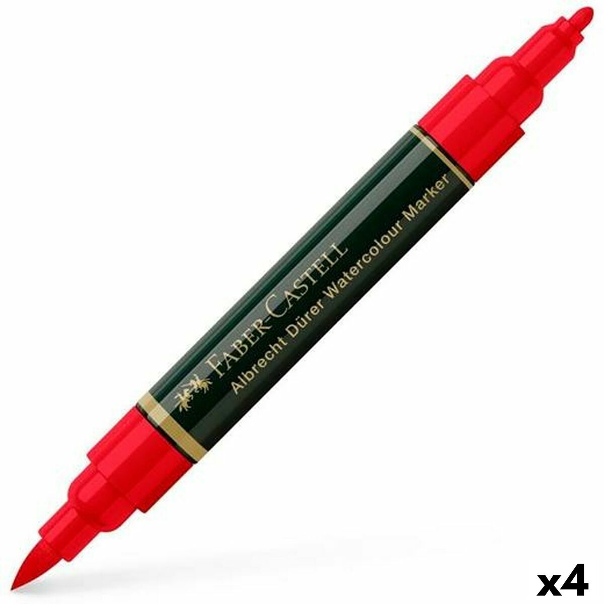 Carioci Faber-Castell Durer Roșu (4 Piese) (4 Unități) (121 Piese) - Birou și papetărie, Pixuri, creioane și articole de scris