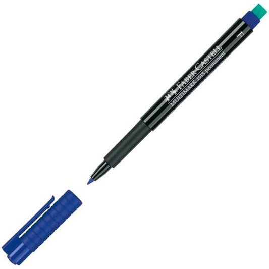 Marker permanent Faber-Castell Multimark 1513 F Albastru (10 Unități) - Birou și papetărie, Pixuri, creioane și articole de scris