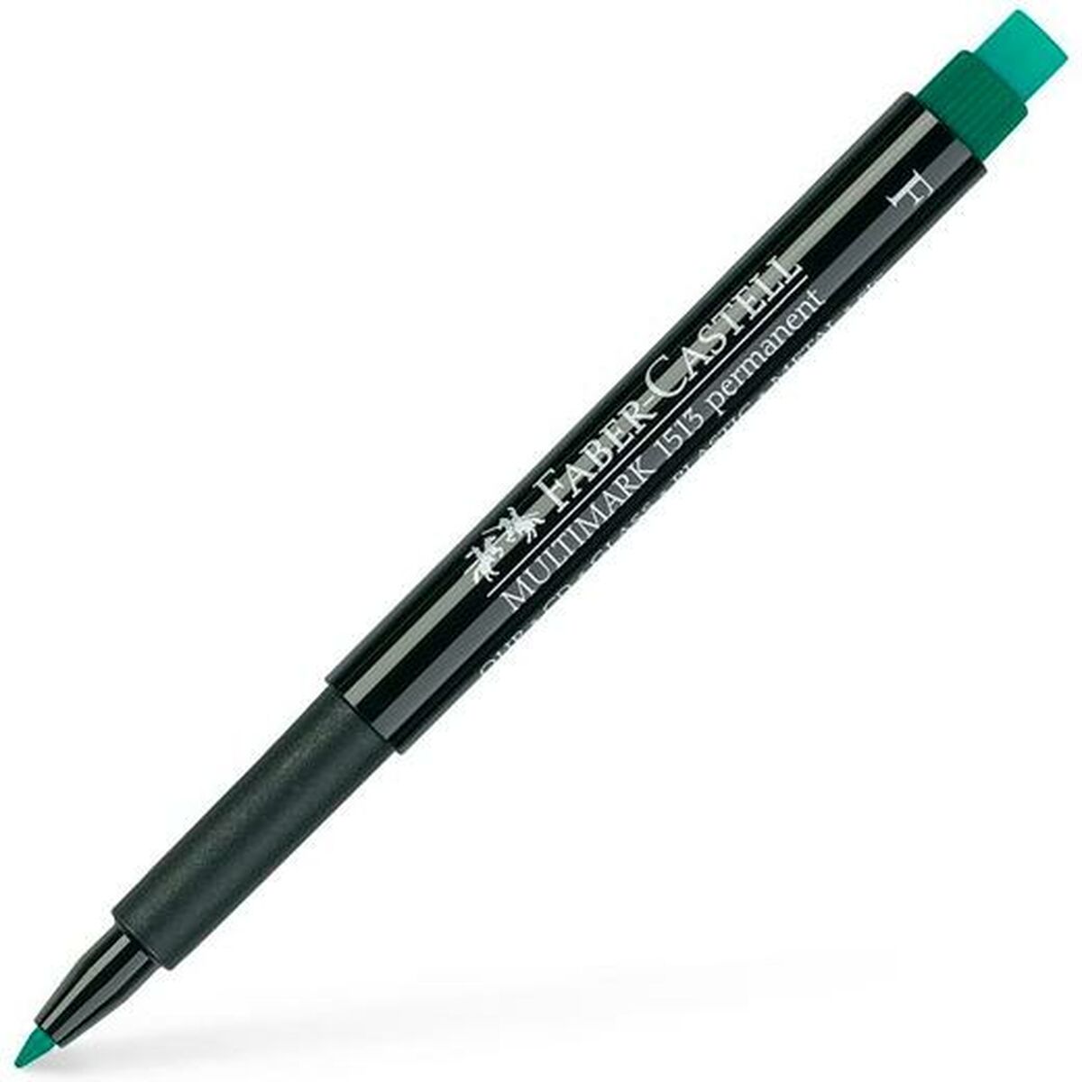 Marker permanent Faber-Castell Multimark 1513 F Verde (10 Unități) - Birou și papetărie, Pixuri, creioane și articole de scris