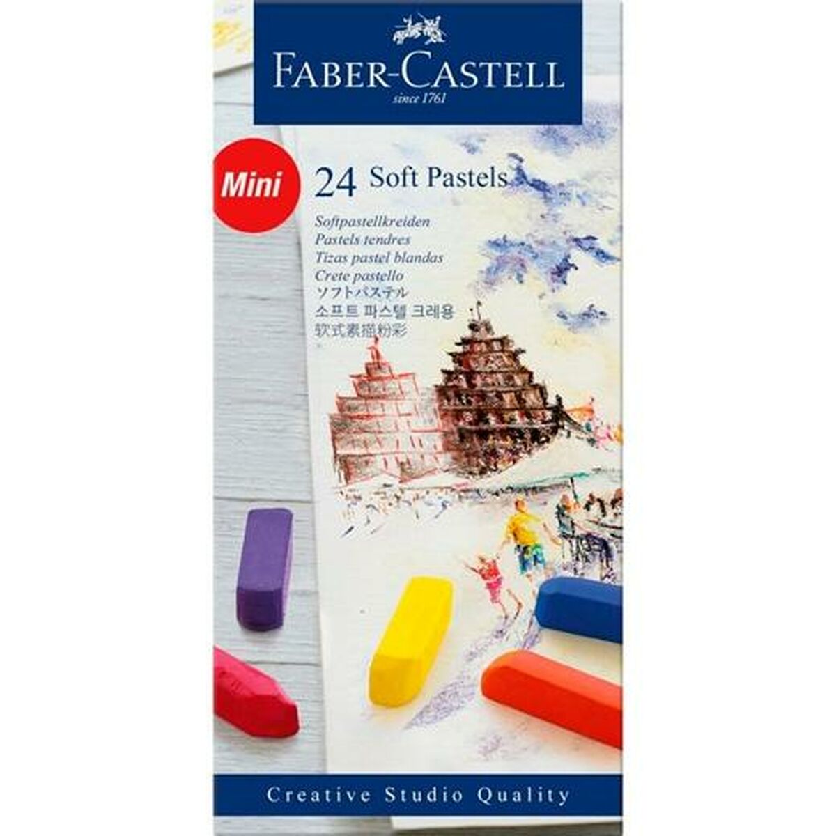 Set of soft pastel chalks Faber-Castell Multicolor (5 Unități) - Birou și papetărie, Arte și Meserii