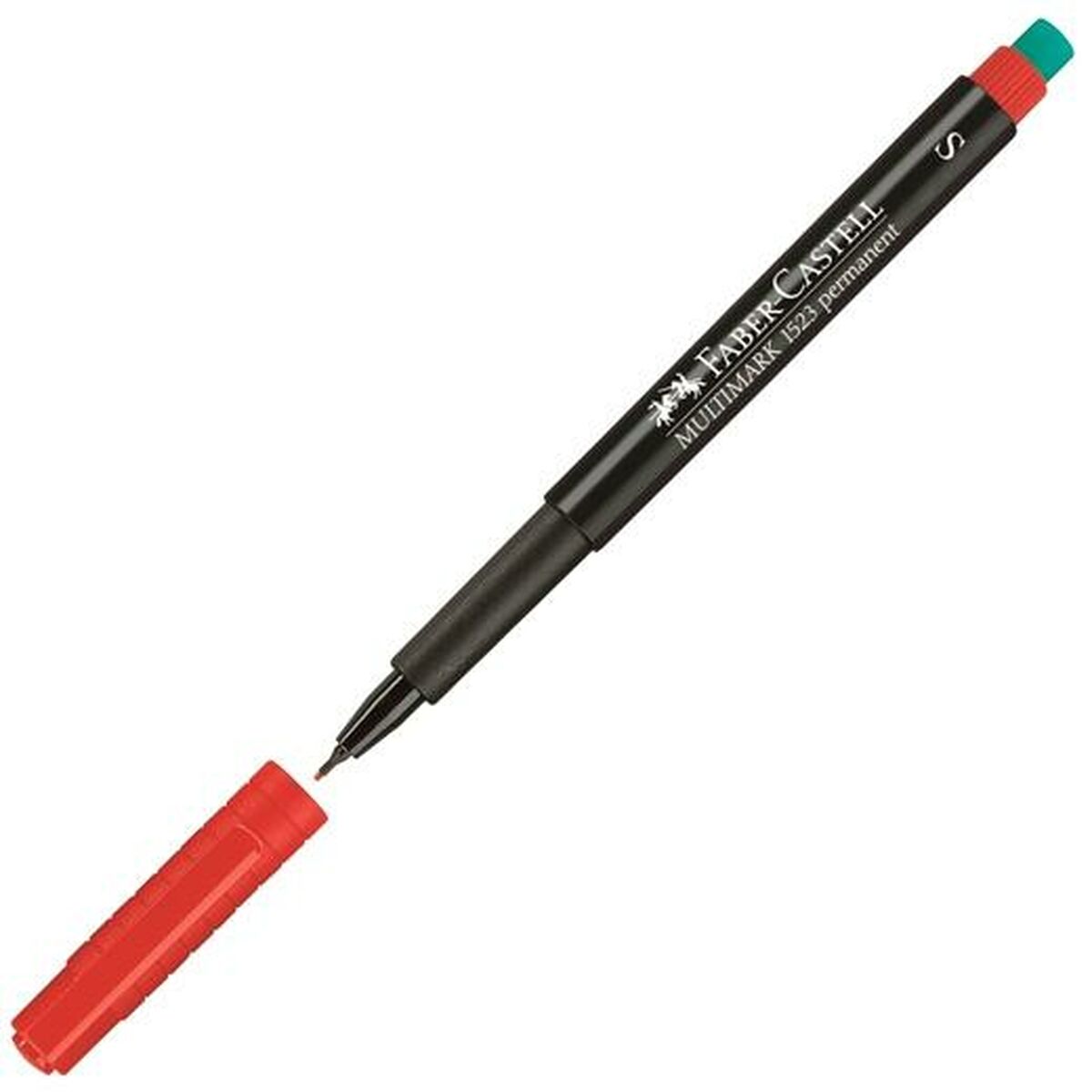 Marker permanent Faber-Castell Multimark 1523 M Roșu (10 Unități) - Birou și papetărie, Pixuri, creioane și articole de scris
