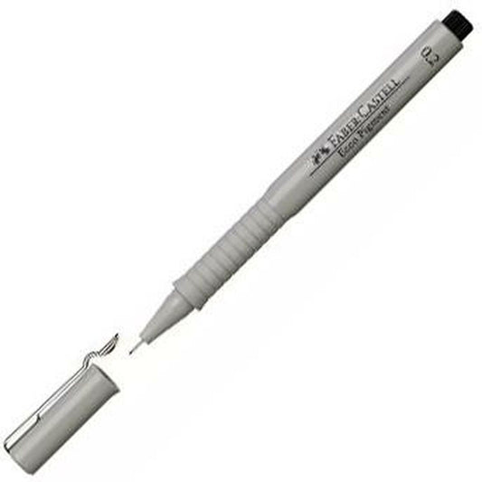 Carioci Faber-Castell Ecco Pigment 0,2 mm Negru (10 Unități) - Birou și papetărie, Pixuri, creioane și articole de scris
