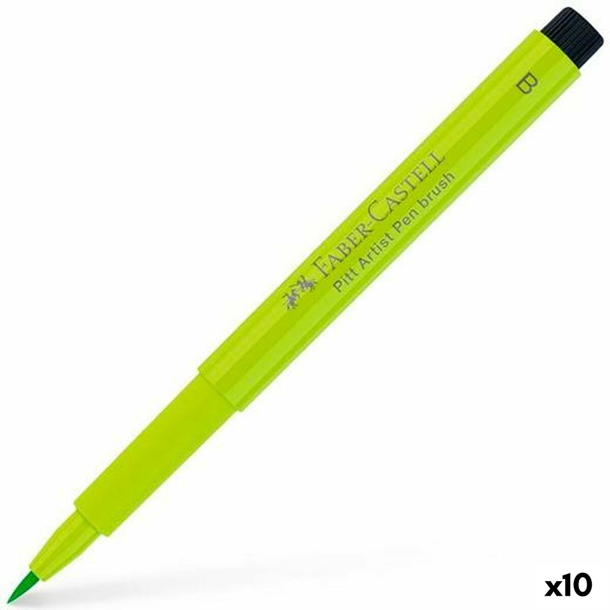 Carioci Faber-Castell Pitt Artist Verde deschis (10 Unități) - Birou și papetărie, Pixuri, creioane și articole de scris