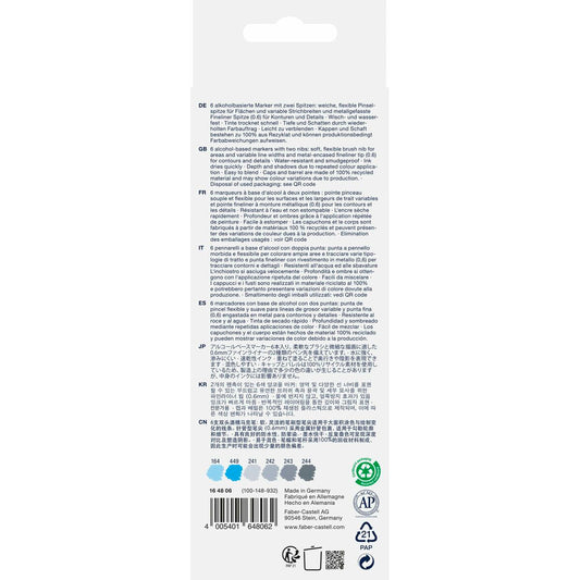 Set de Carioci Faber-Castell Goldfaber Sketch - Product Design Double 6 Piese - Birou și papetărie, Pixuri, creioane și articole de scris